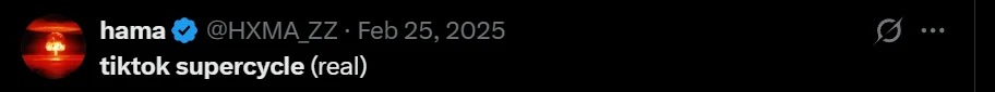 Hama tweet